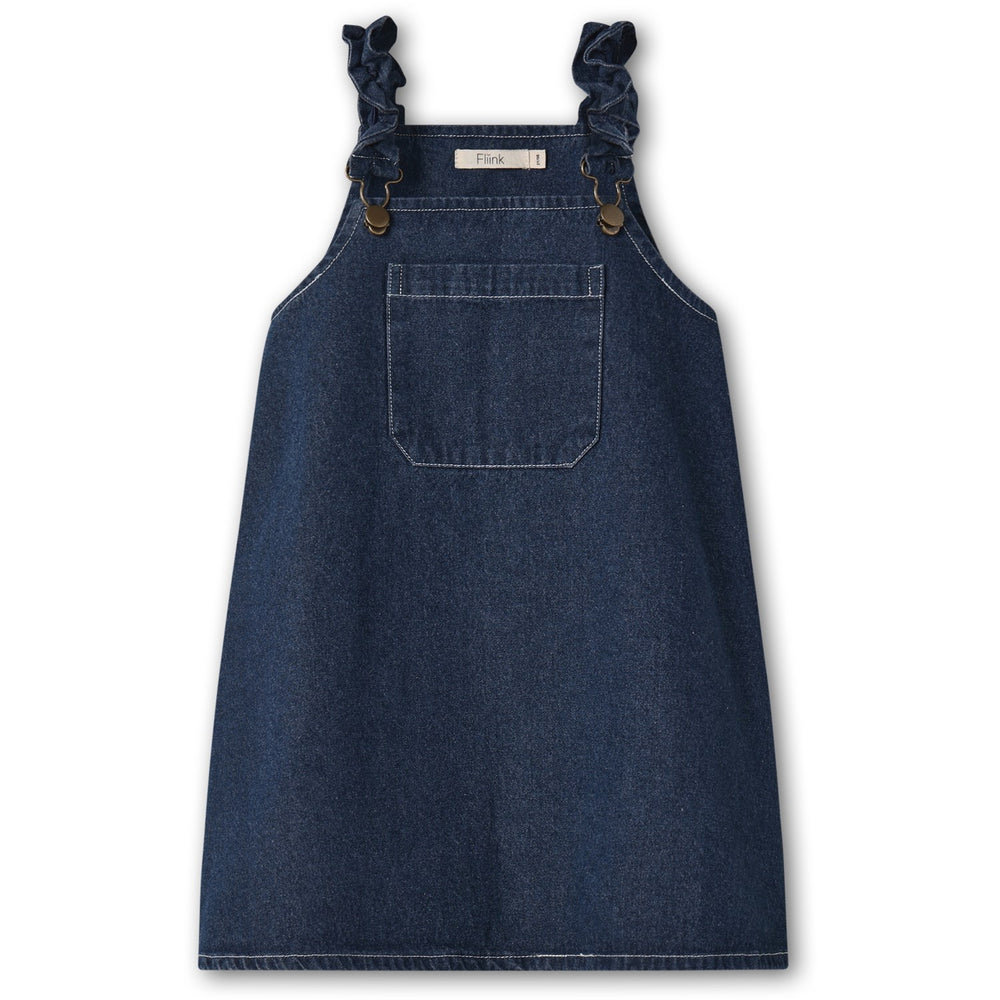 Køb Fliink Dark Denim Blue Don Denim Overalldress