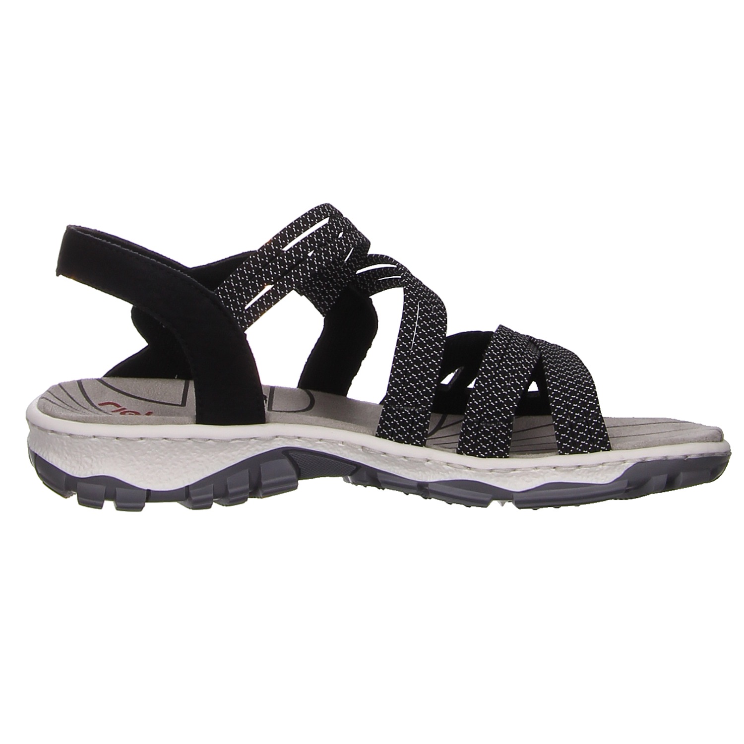 Rieker Sandalette schwarz schwarz