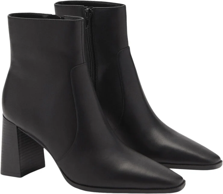 MANGO ANKLE BOOTS. -- PALA Black