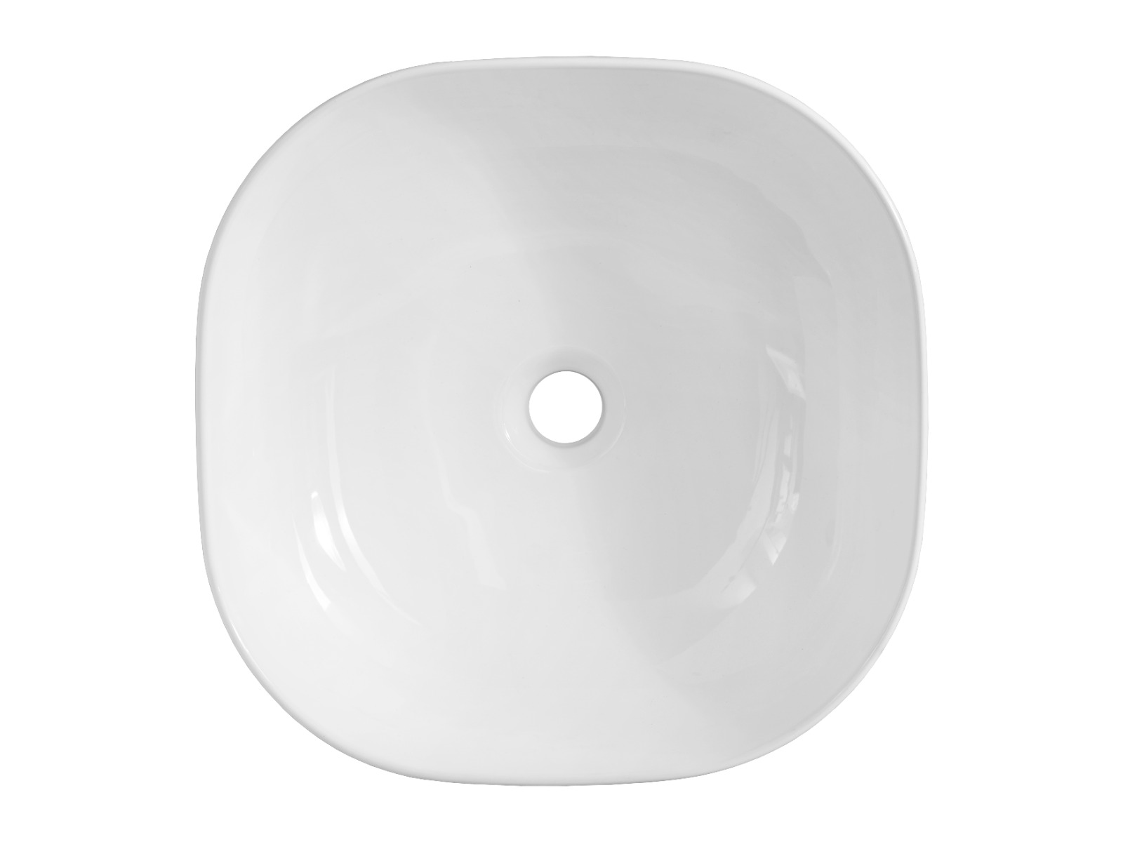 Comad Smile opbouw wastafel 42x42cm wit