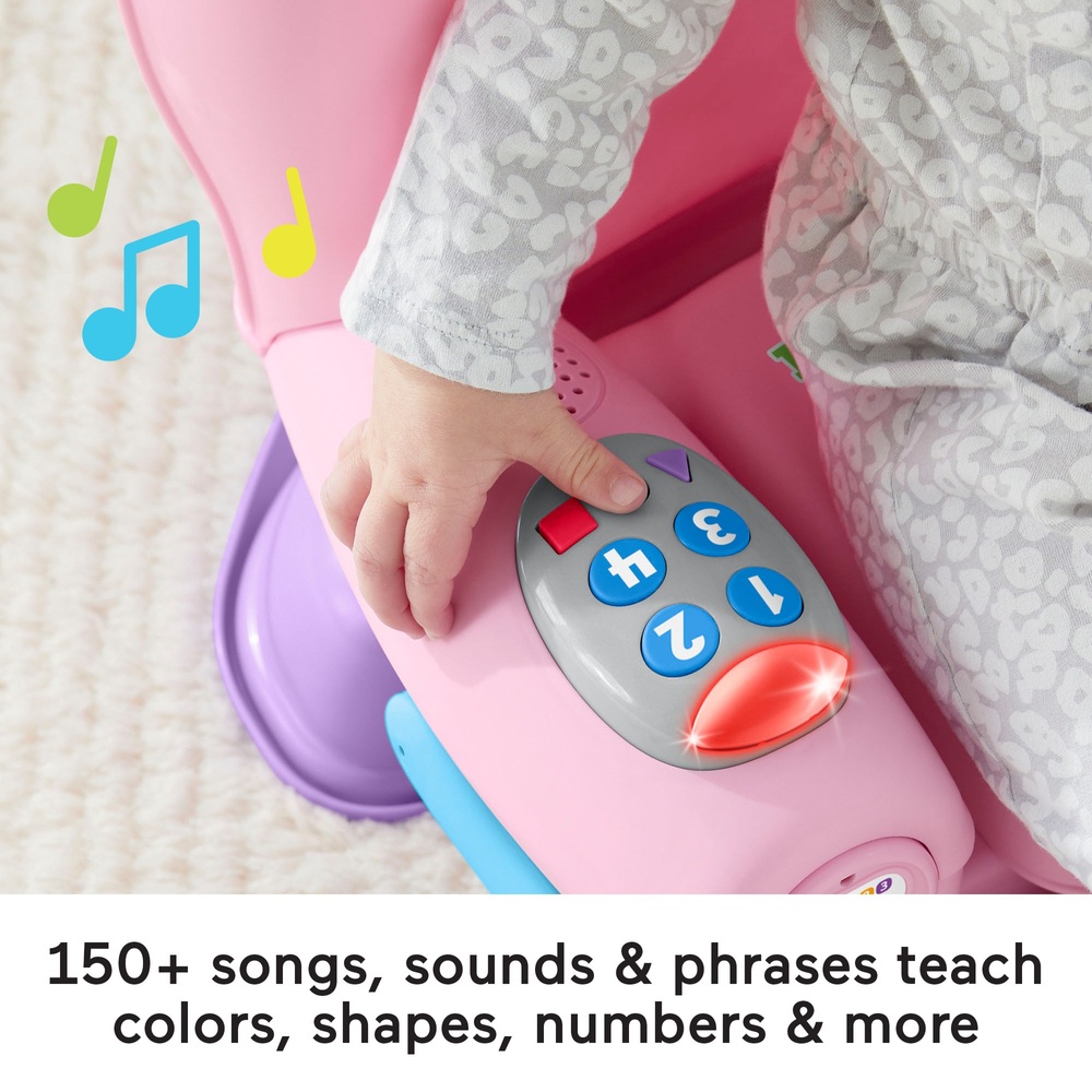 Fisher-Price Lachen & Lernen Smart Stages Aktivitätsspielzeug-Stuhl Rosa
