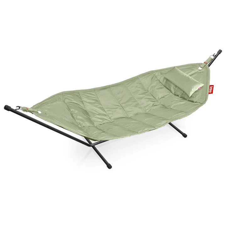 Fatboy - Headdemock Hängematte, mit Kissen, seagrass