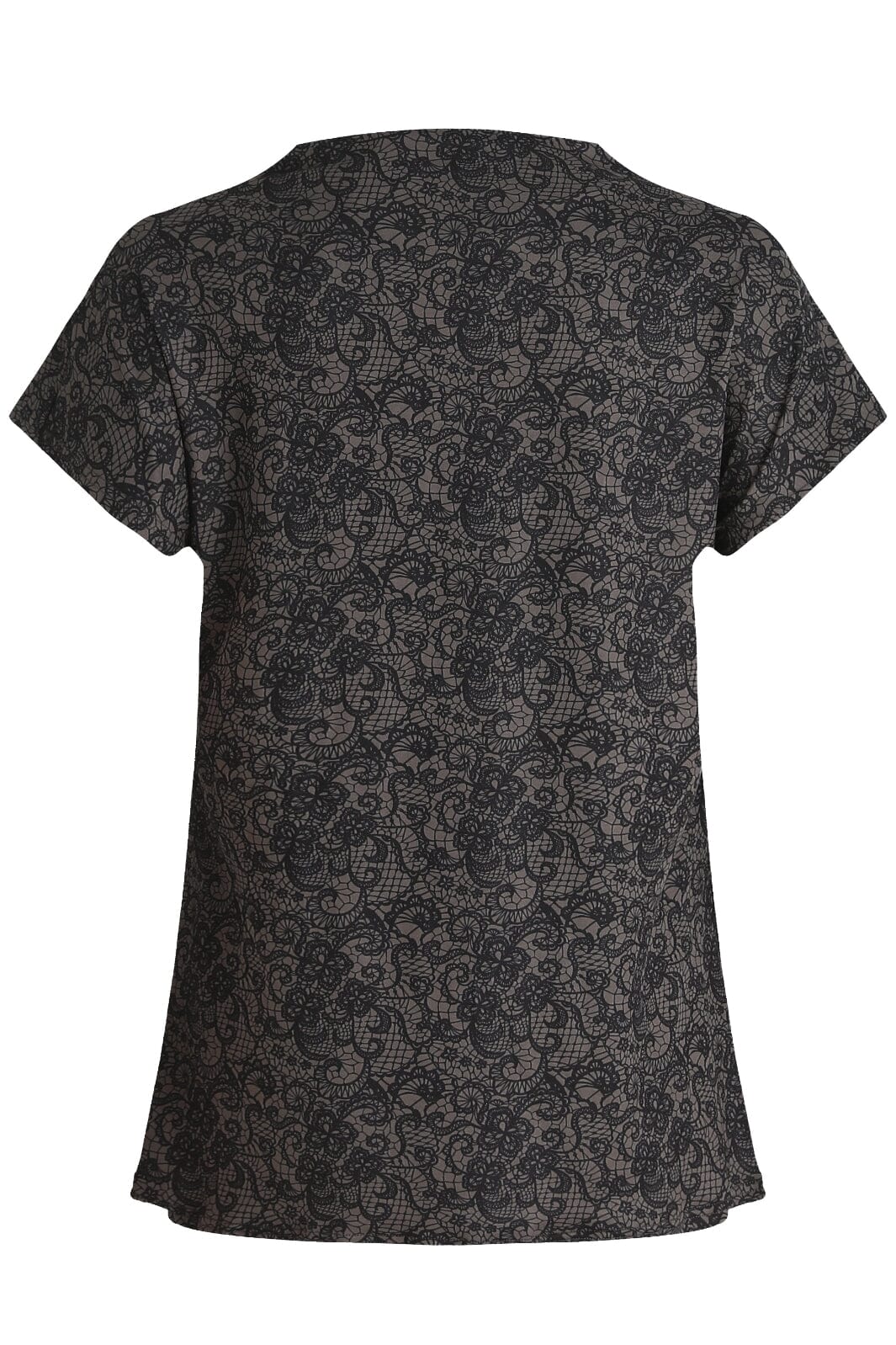 Liberte Alma-Top black grey lace