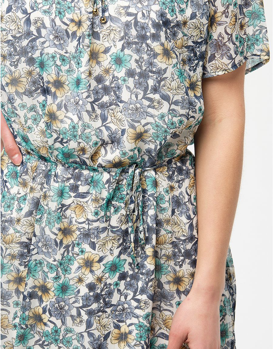 Robe fluide fleurie