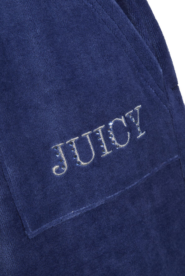 Juicy Couture HERITAGE CROWN CAISA LOW RISE PANT Blue depths