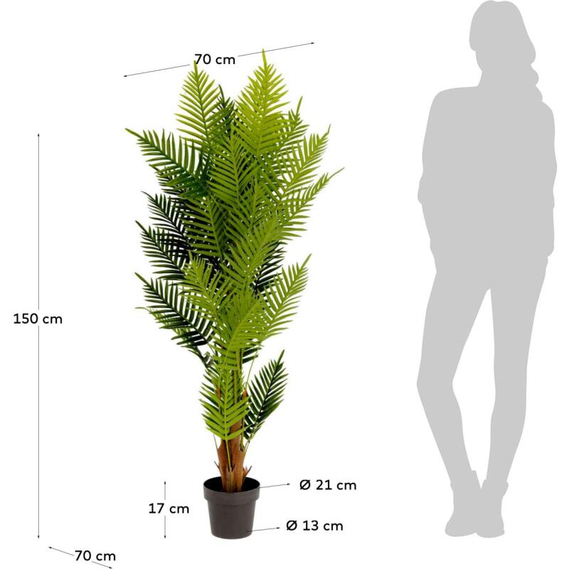 Cycas du Japon artificielle Palmera de 150 cm