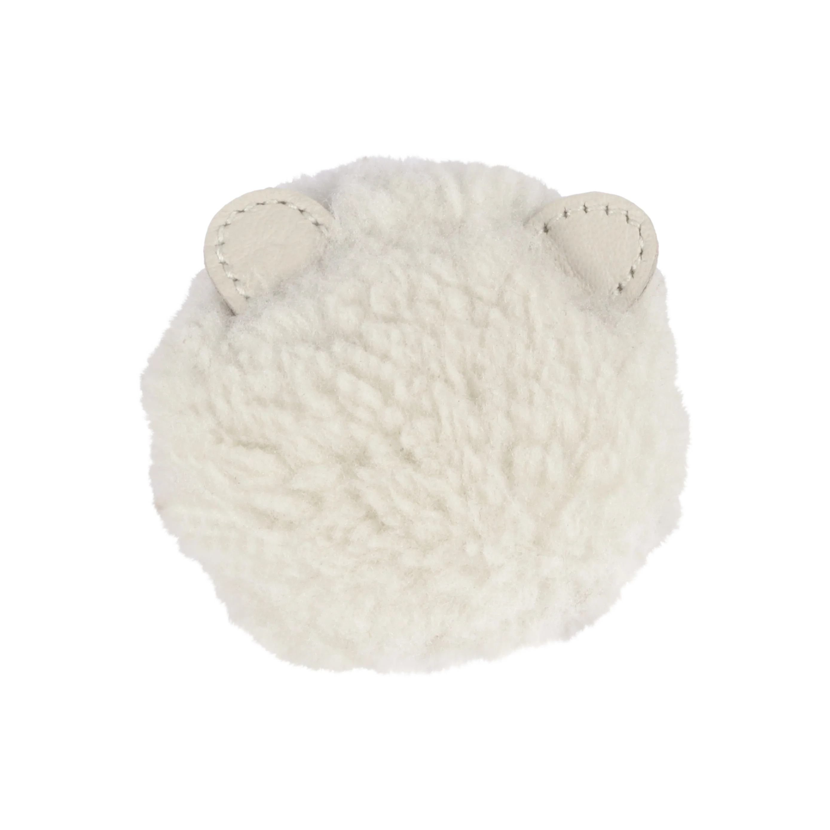Ploto Hairclip | Polar Bear | Off White Curly Faux Fur