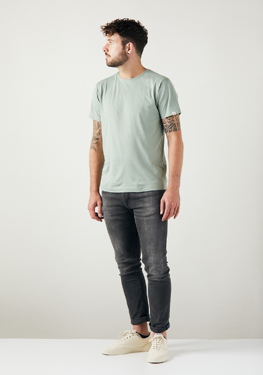 WE ARE ZRCL Herren-T-Shirt Basic Light Green