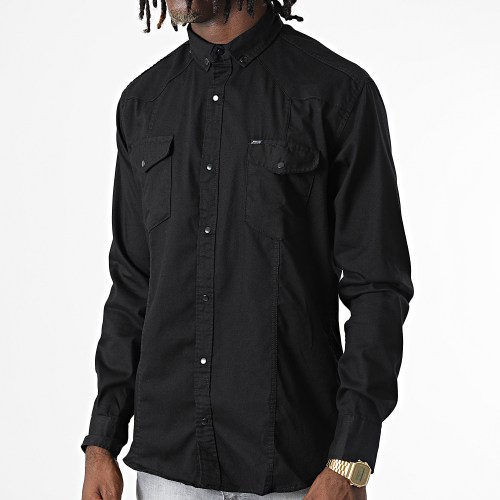 Chemise Manches Longues W-324 Noir