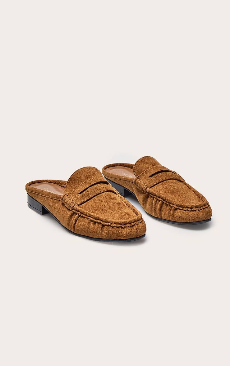 Marron Mocassin En Daim