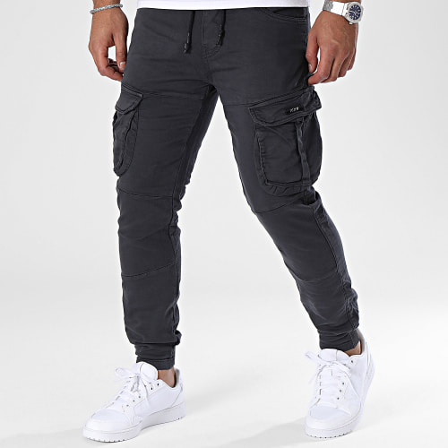 Pantalon Cargo Gris Anthracite