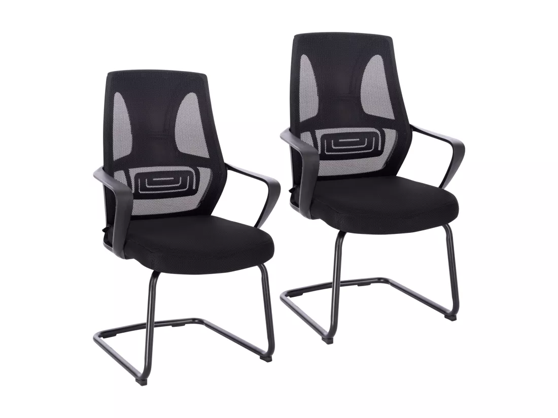 Chaise de conférence à piétement luge