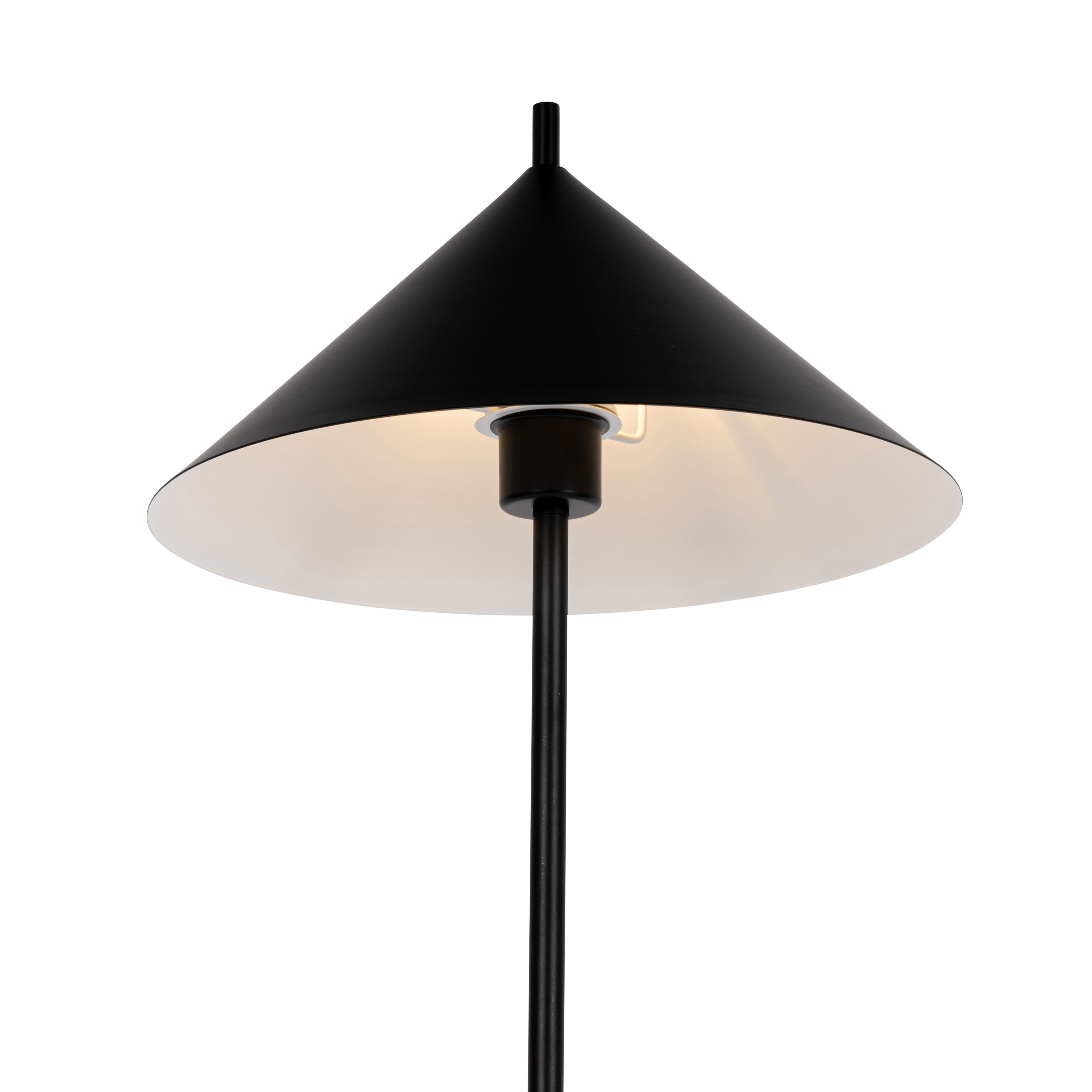 Design vloerlamp zwart driehoek - Triangolo