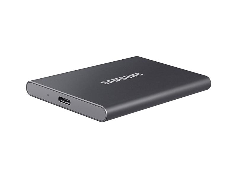 Samsung Externe SSD Portable T7 Non-Touch, 1000 GB, Titaniu Externes Solid State Drive mit 1000 GB