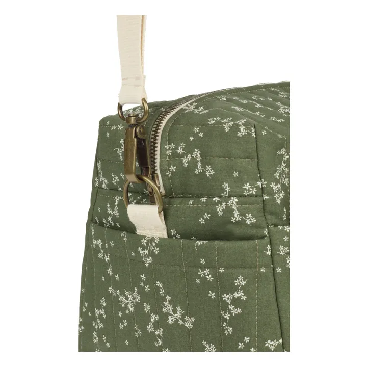Nobodinoz Sac à langer Stories en coton bio | Vert
