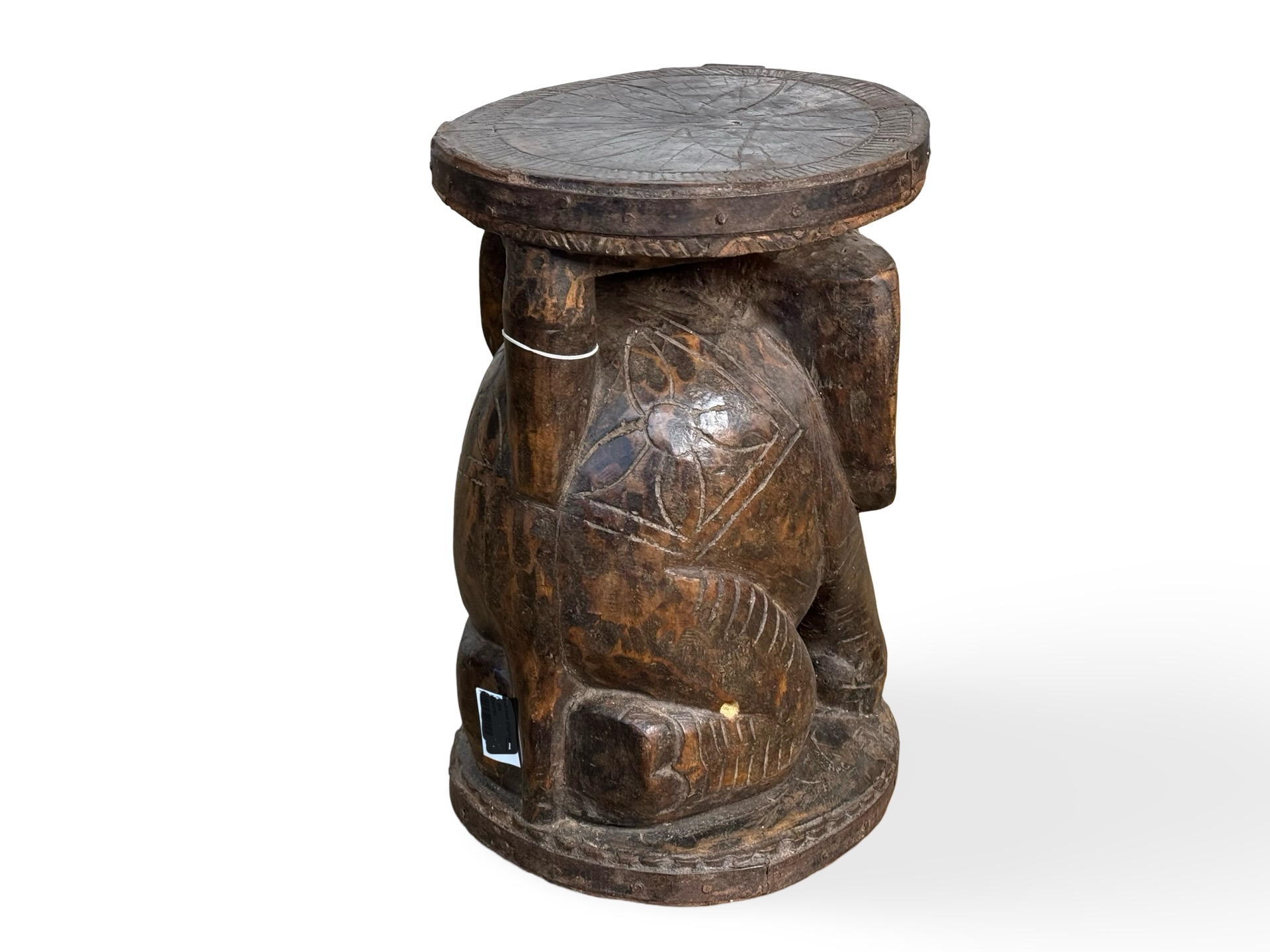 Kruk/bijzettafel olifant uniek