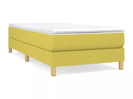 Sommier tapissier Vert 100x200 cm Tissu
