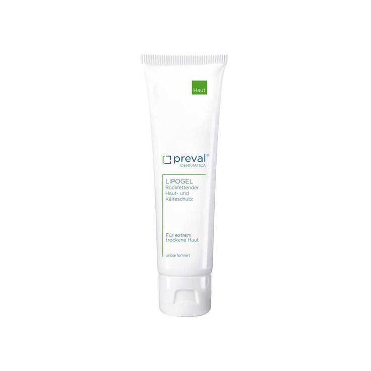 Preval Lipogel Rückfettender Haut- und Kälteschutz, 100 g