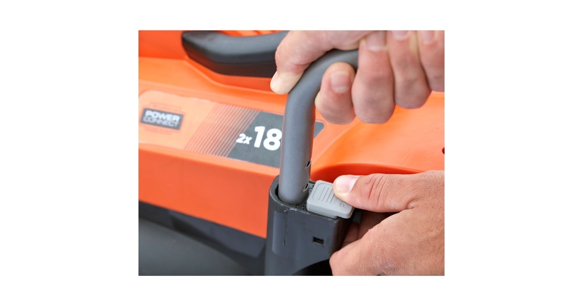 BLACK+DECKERBCMW3318L2-QW 2x 18V grasmaaier  (Oranje/zwart, 2x 18V 2.5Ah Accu en oplader inbegrepen)
