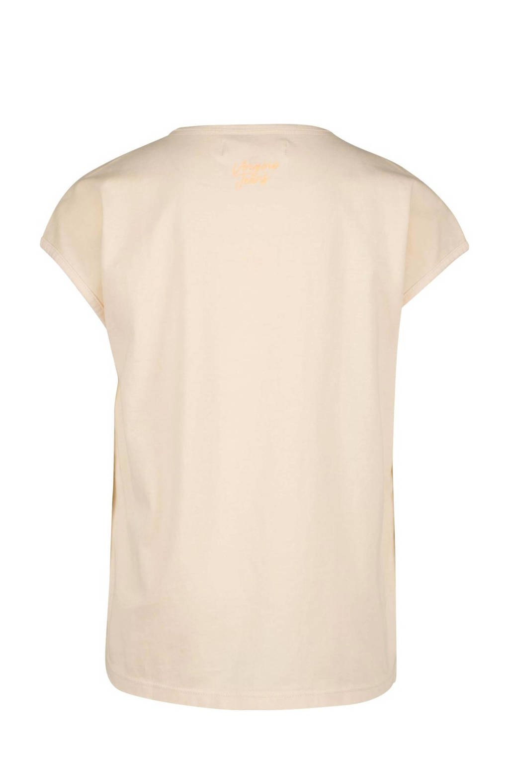 Vingino T-shirt HELEN met tekst perzik