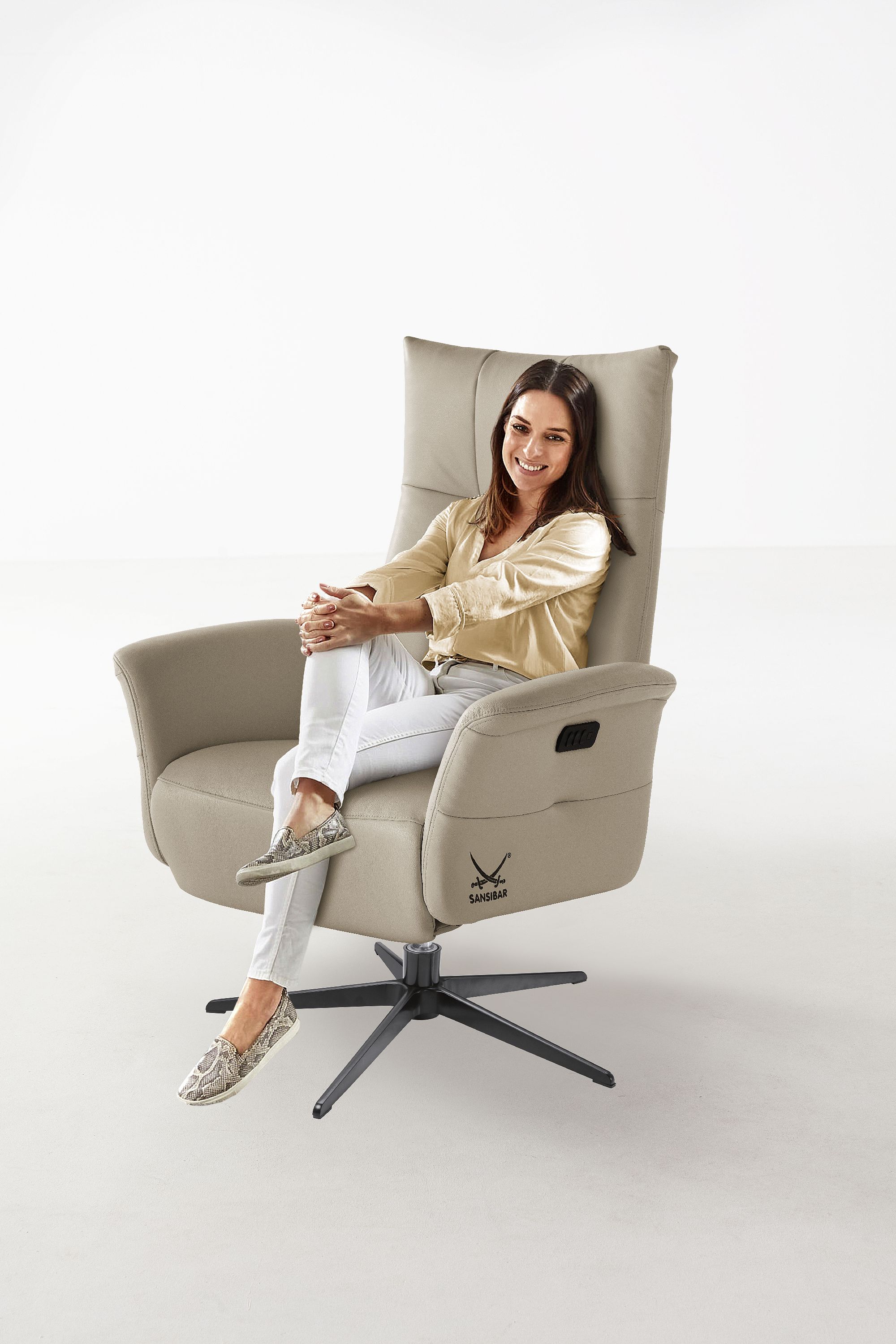 Relaxsessel SANSIBAR EGEDAL IVORY small