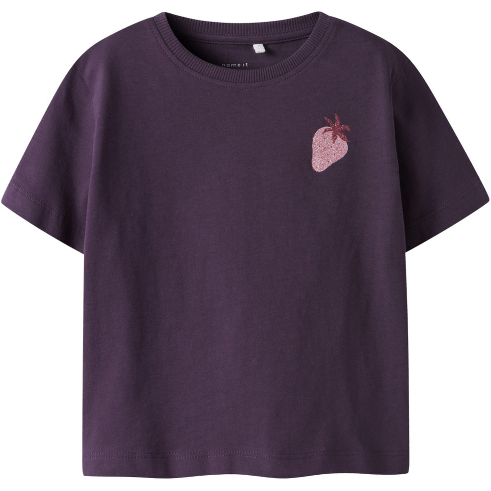 Køb Name It Blackberry Wine Nmfbelina Ss Nreg Top Pb