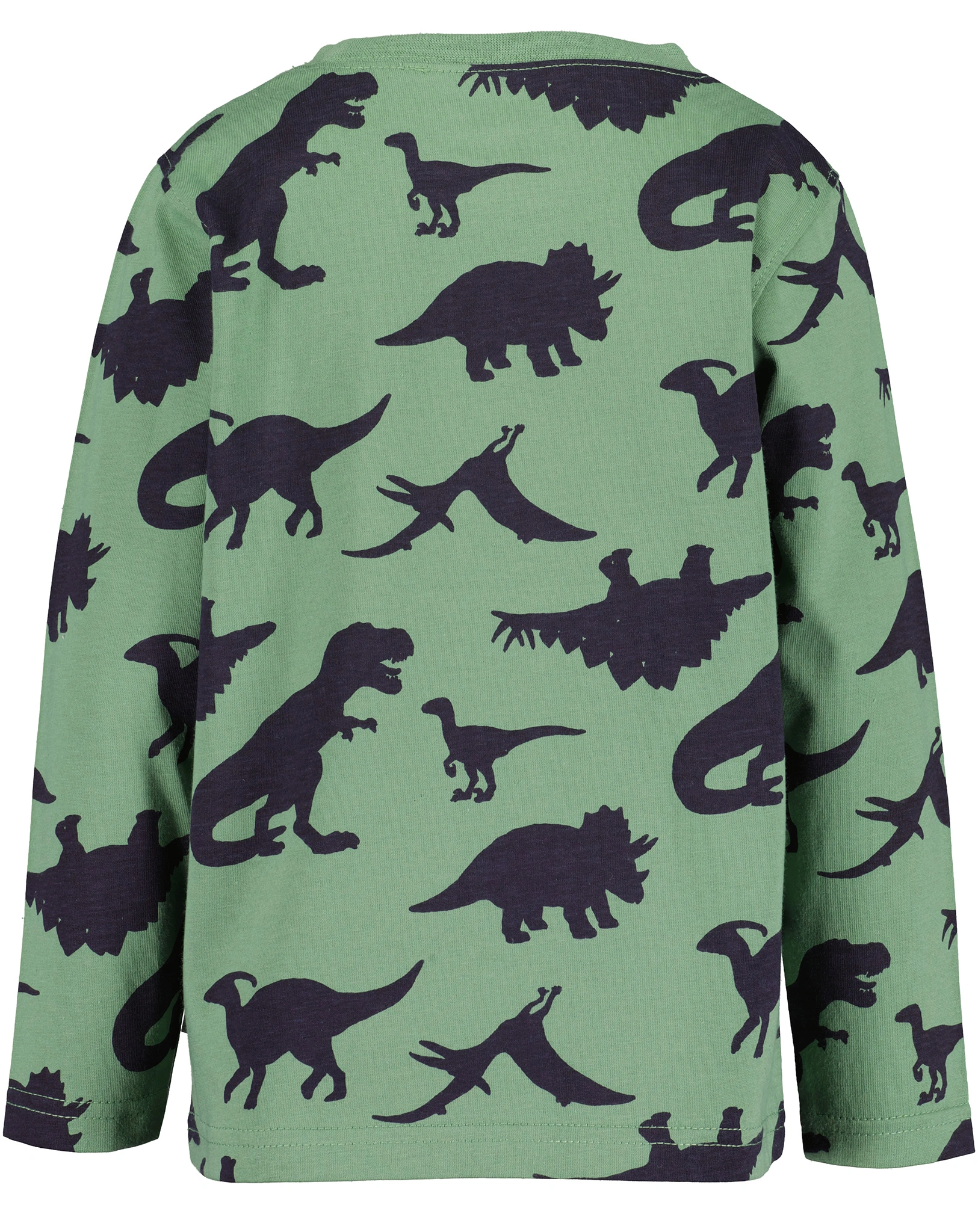 Langarmshirt DINOS AOP in dunkelgrün
