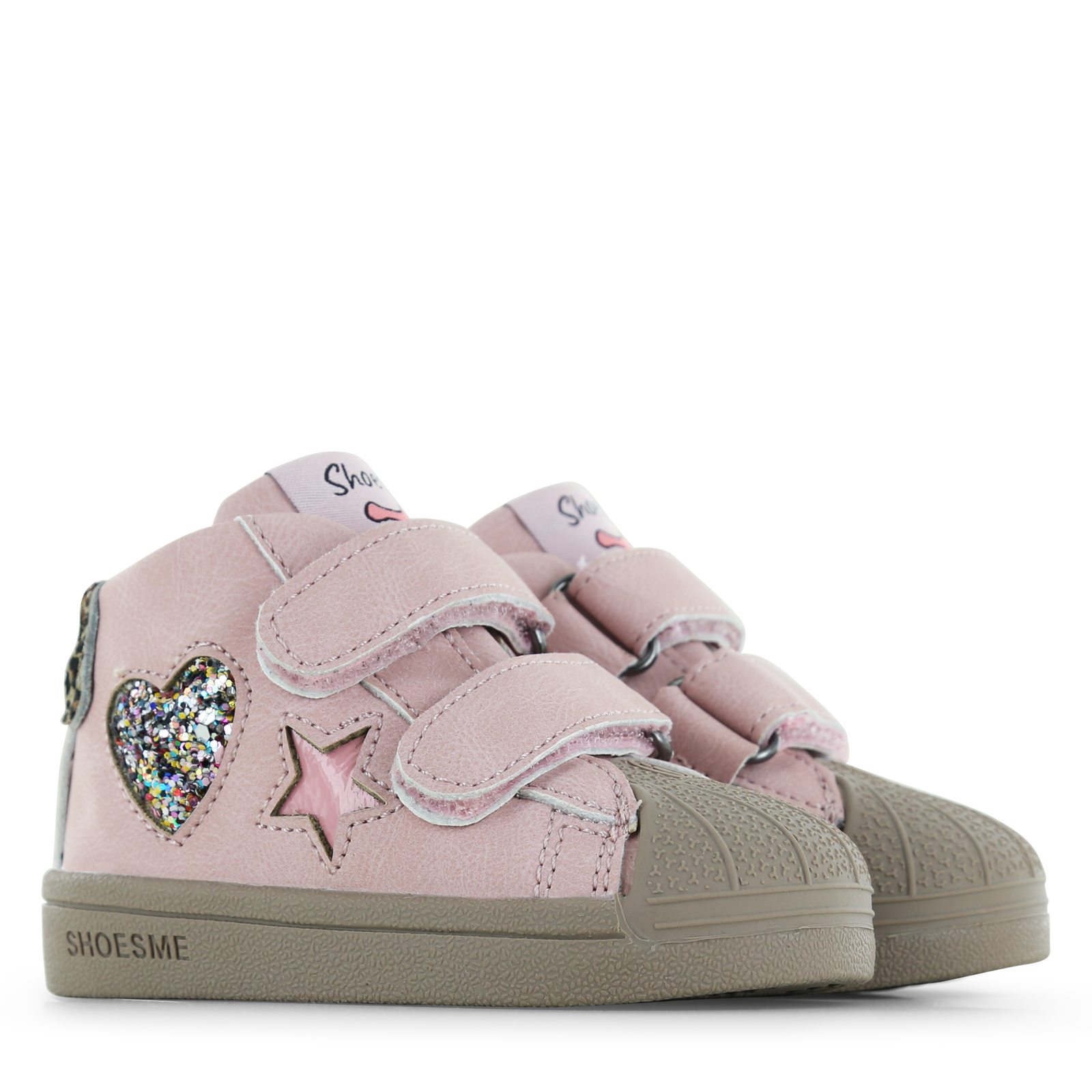 Shoesme hohe rosa Sneaker mit Höckerzehe