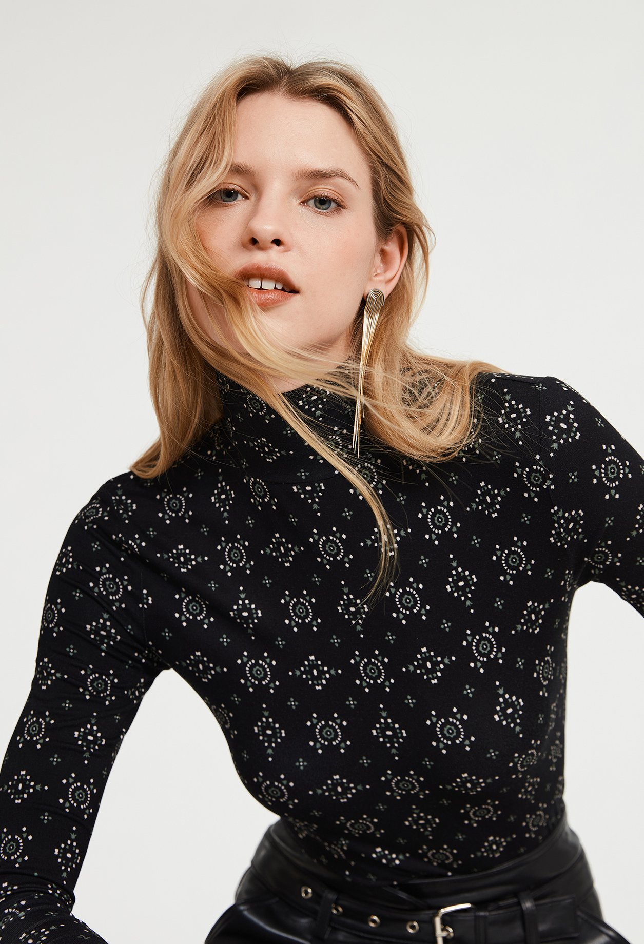Top imprime floral