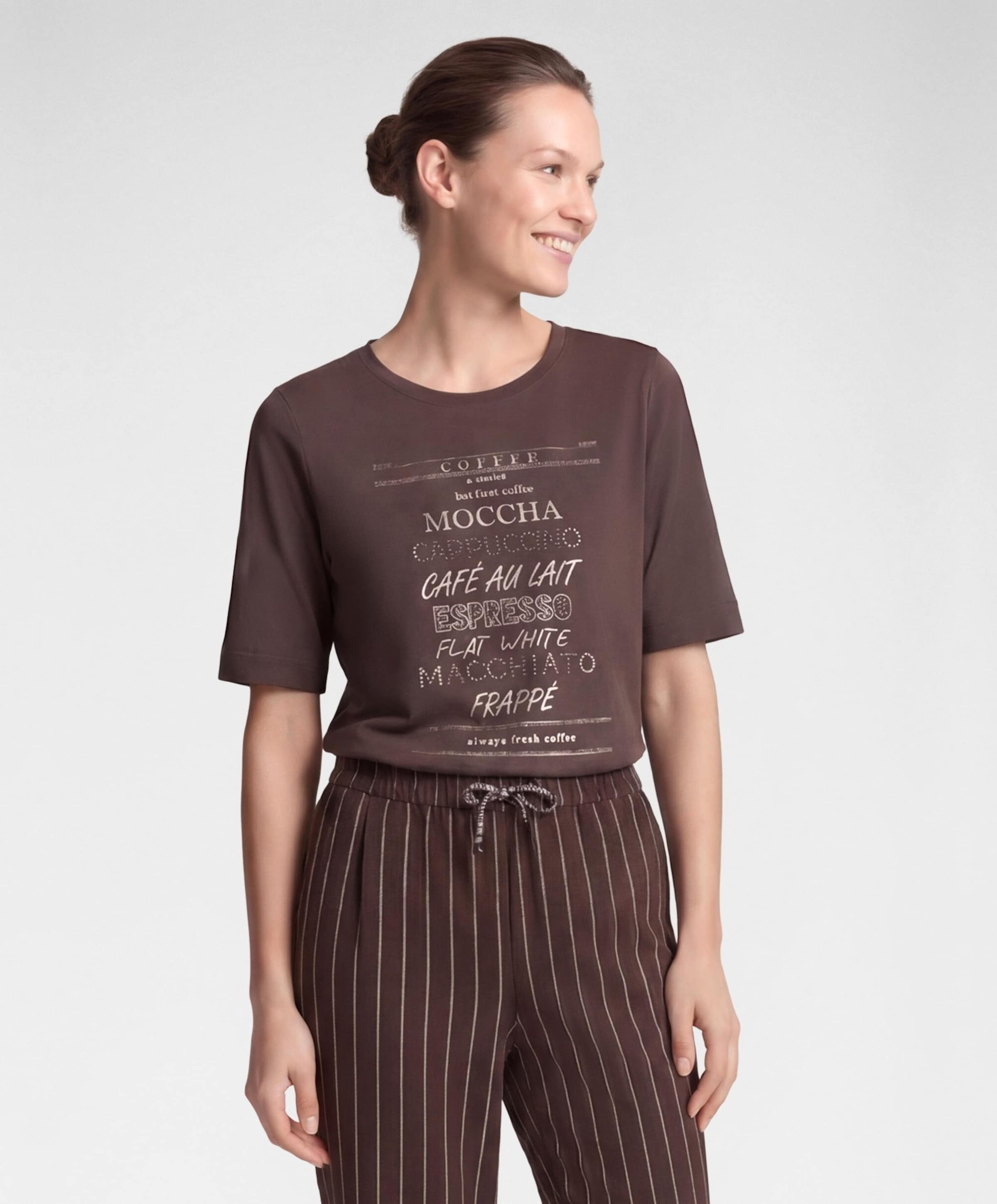Rabe Dames T-shirt bruin