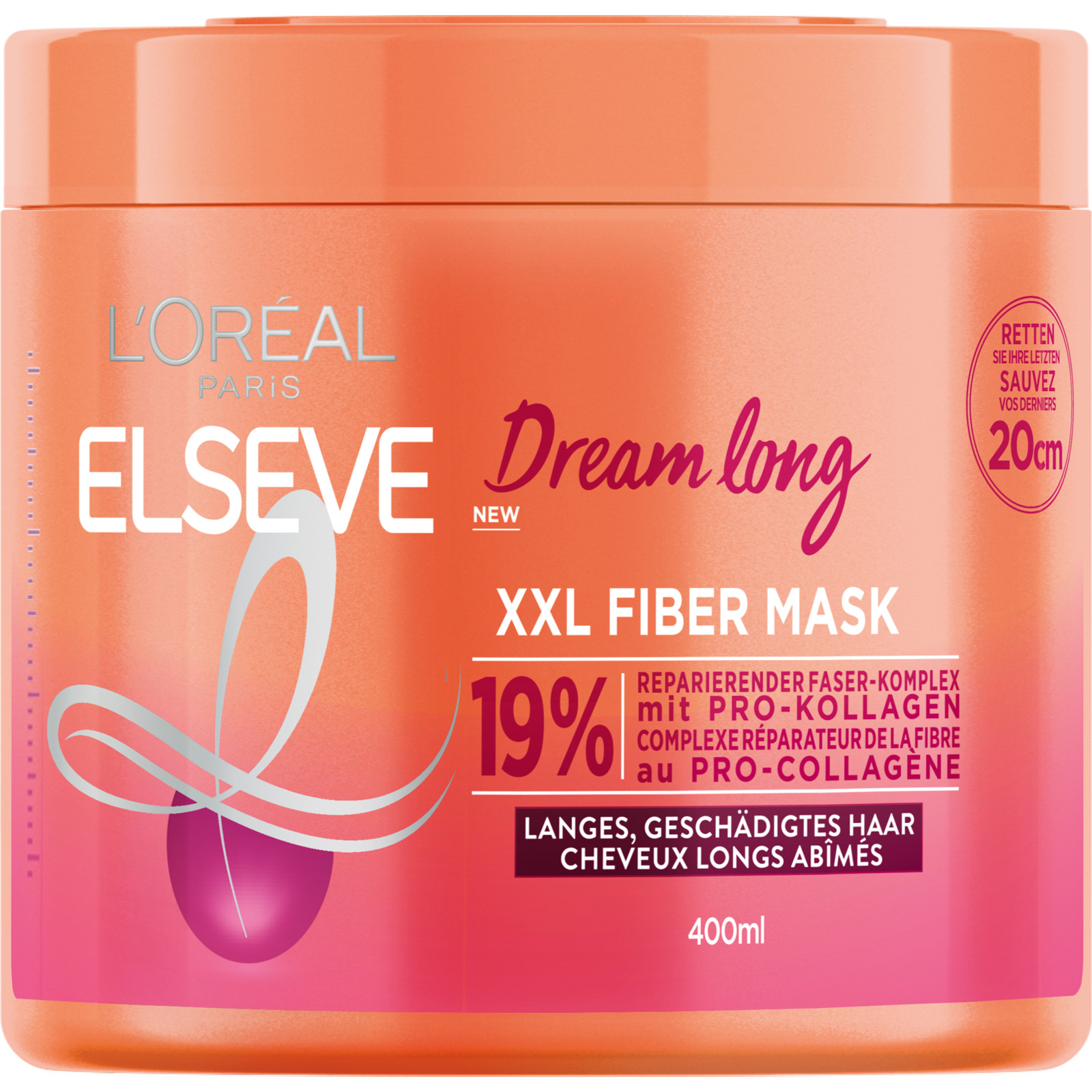 Elsève Dream Long XXL Fibermask 400 ml