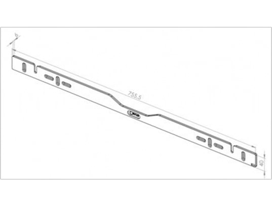 CAVUS - Support mural Support mural pour SONOS ARC - coloris noir