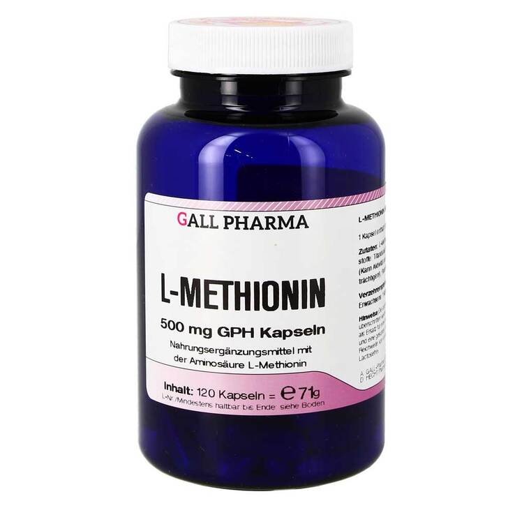 L-Methionin 500 mg GPH Kapseln, 120 St
