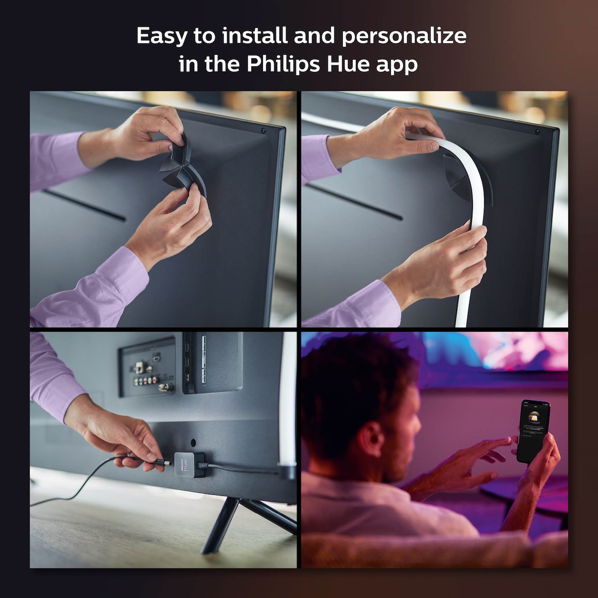 Philips Hue Play Gradient lysstripe TV 55