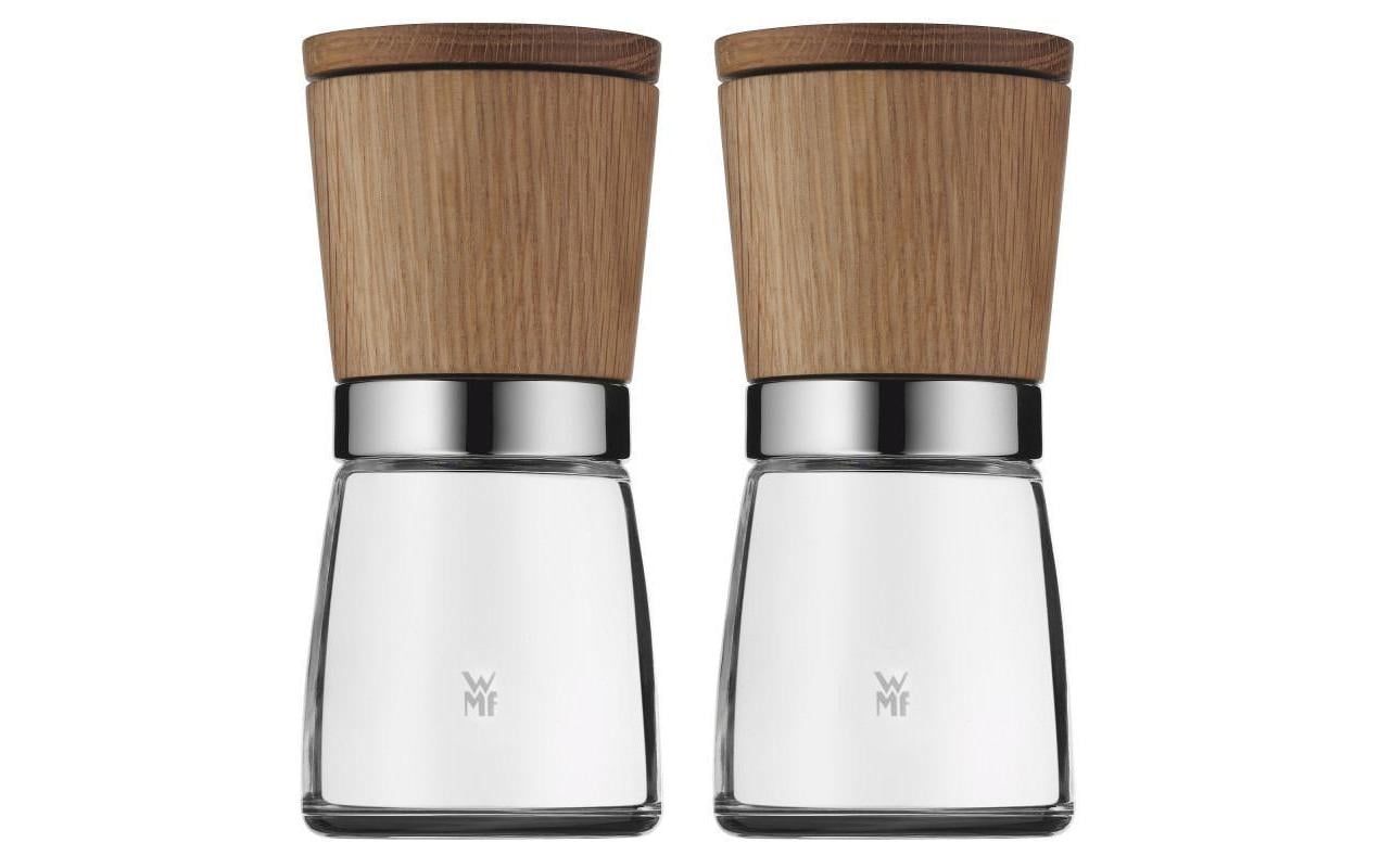 Salz- und Pfeffermühle Ceramill 2 Stück, Braun/TransparentGewürzmühlen Set