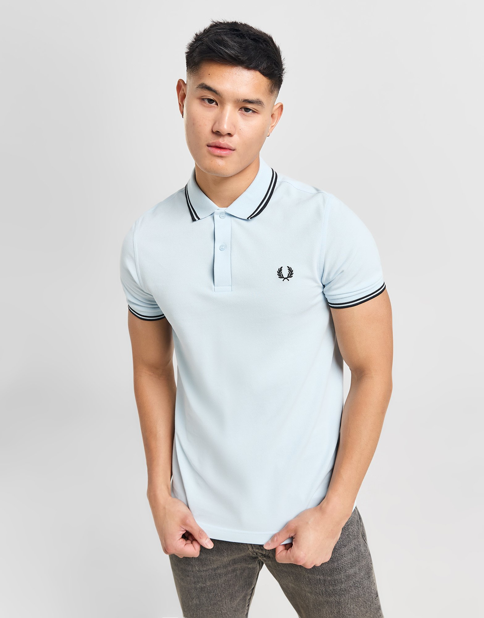 Fred Perry Polo Double Liseré Homme