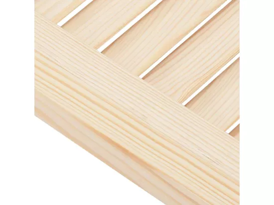 Portes d'armoire à persiennes 2 pcs 39,5x29,5 cm pin massif