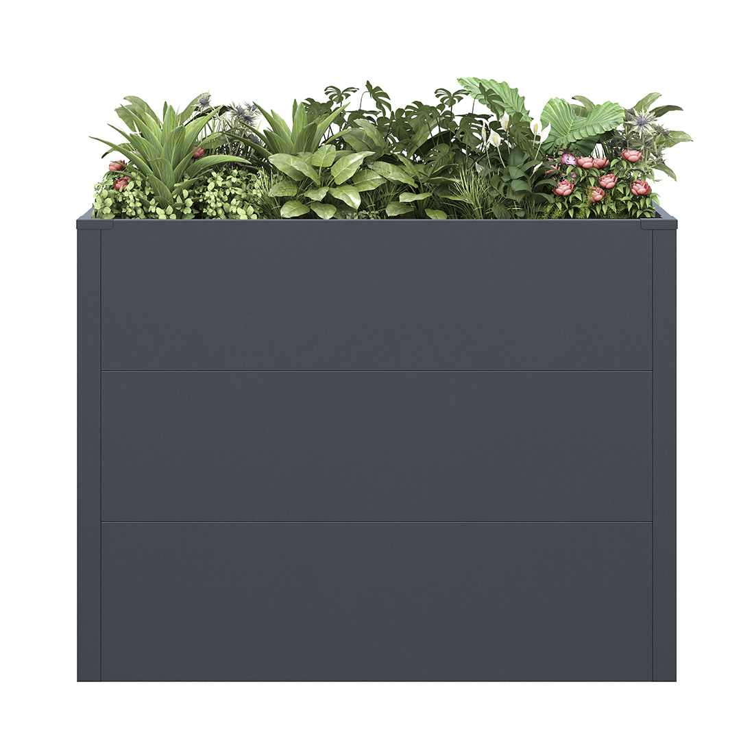 Holmberg Hochbeet 77.5 x 100 x 50.5 cm anthrazit