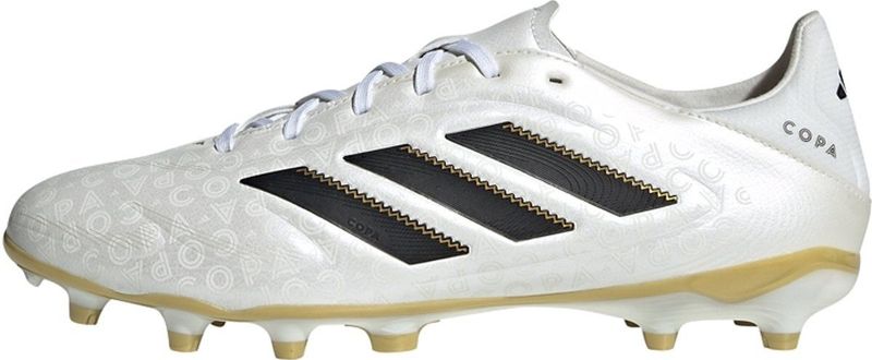 adidas - Copa Pure III League - Voetbalschoenen - Wit Zwart Goud - Synthetisch Bovenwerk