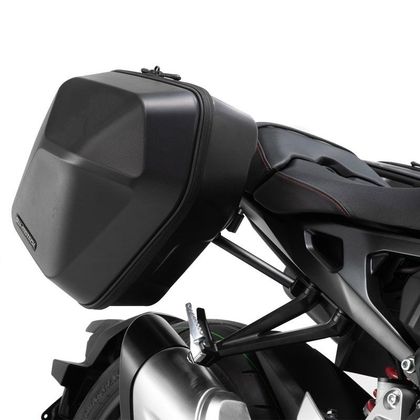 Valise SW-MOTECH KIT COMPLET URBAN ABS Noir (2x16.5 litres) - Noir