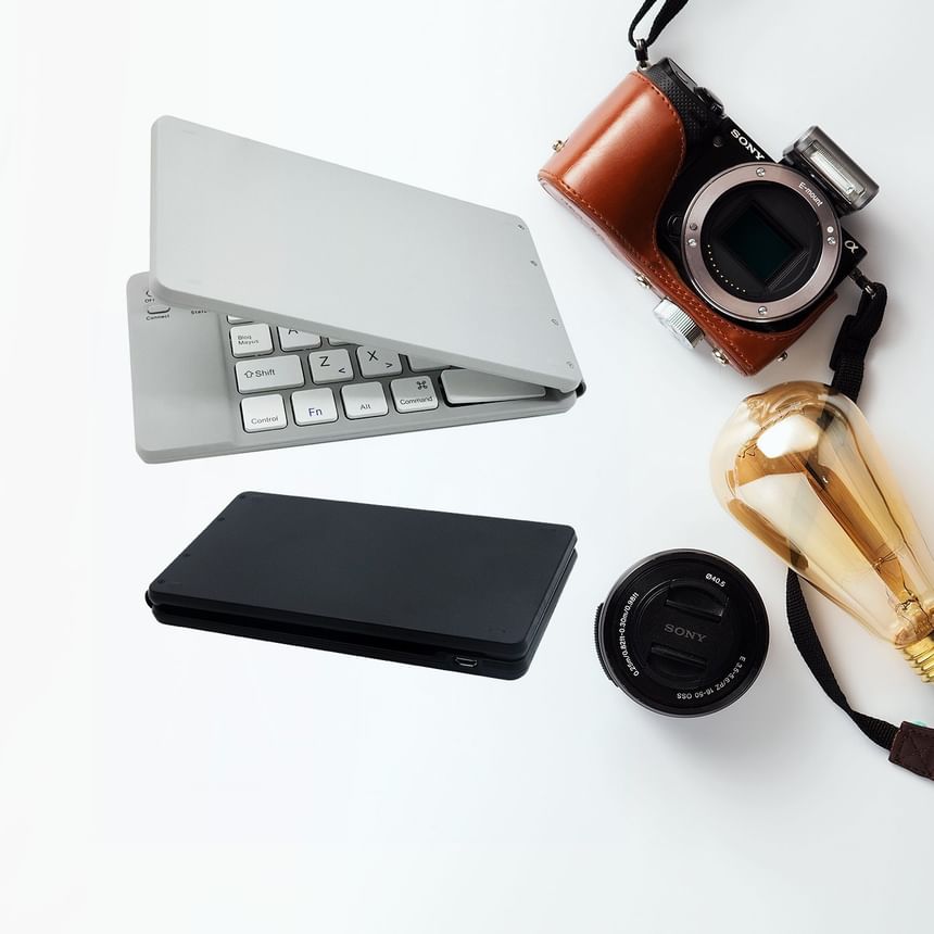 HOMTEC - Opvouwbaar Bluetooth-toetsenbord met USB-oplaadfunctie