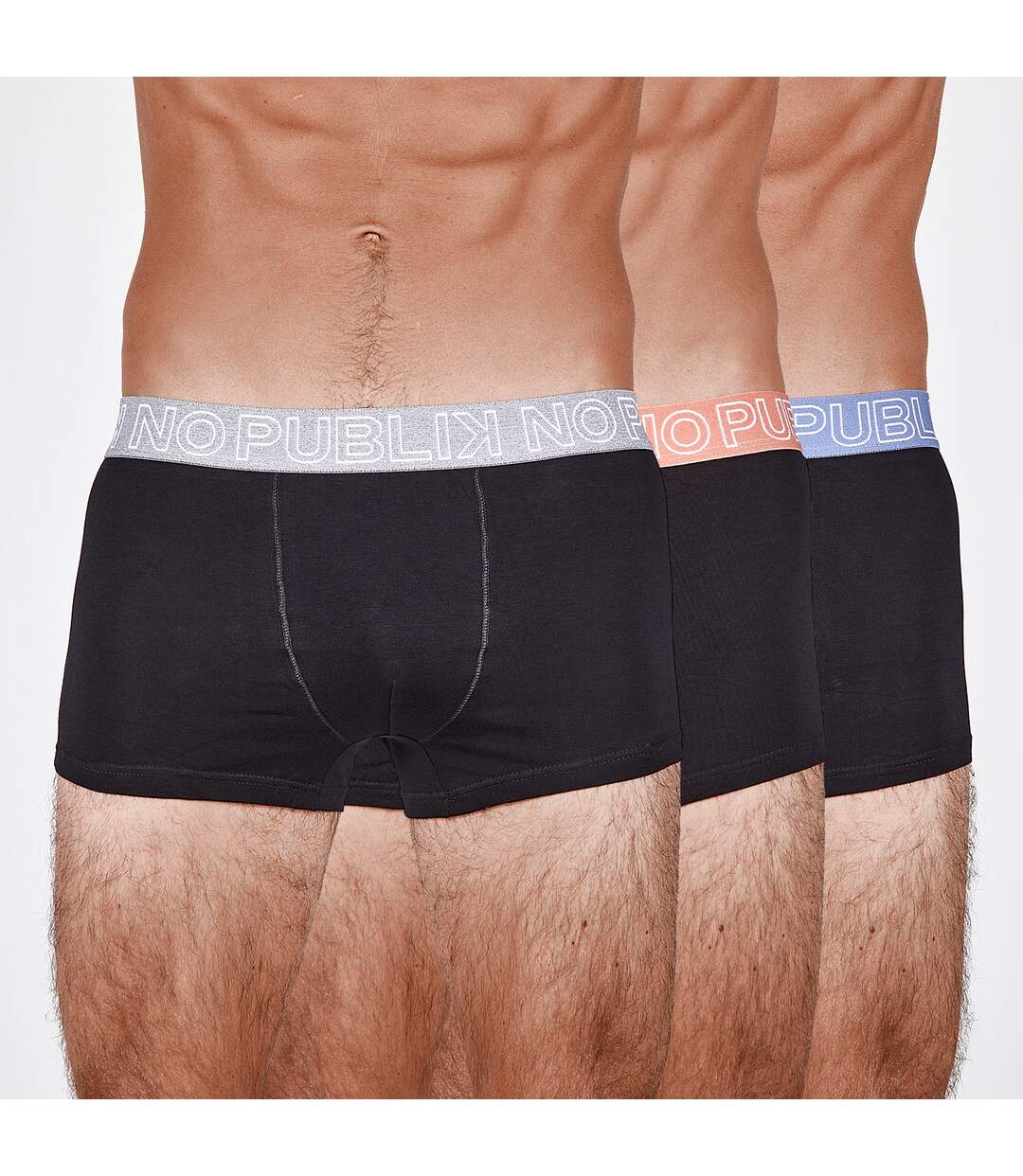 Lot de 3 boxers Titane