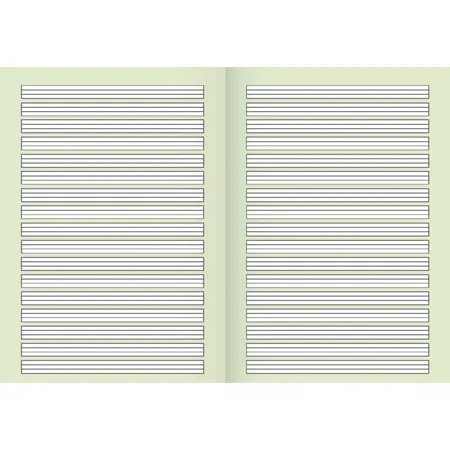 BRUNNEN Schulheft A4, liniert, Lineatur 2, 32 Blatt