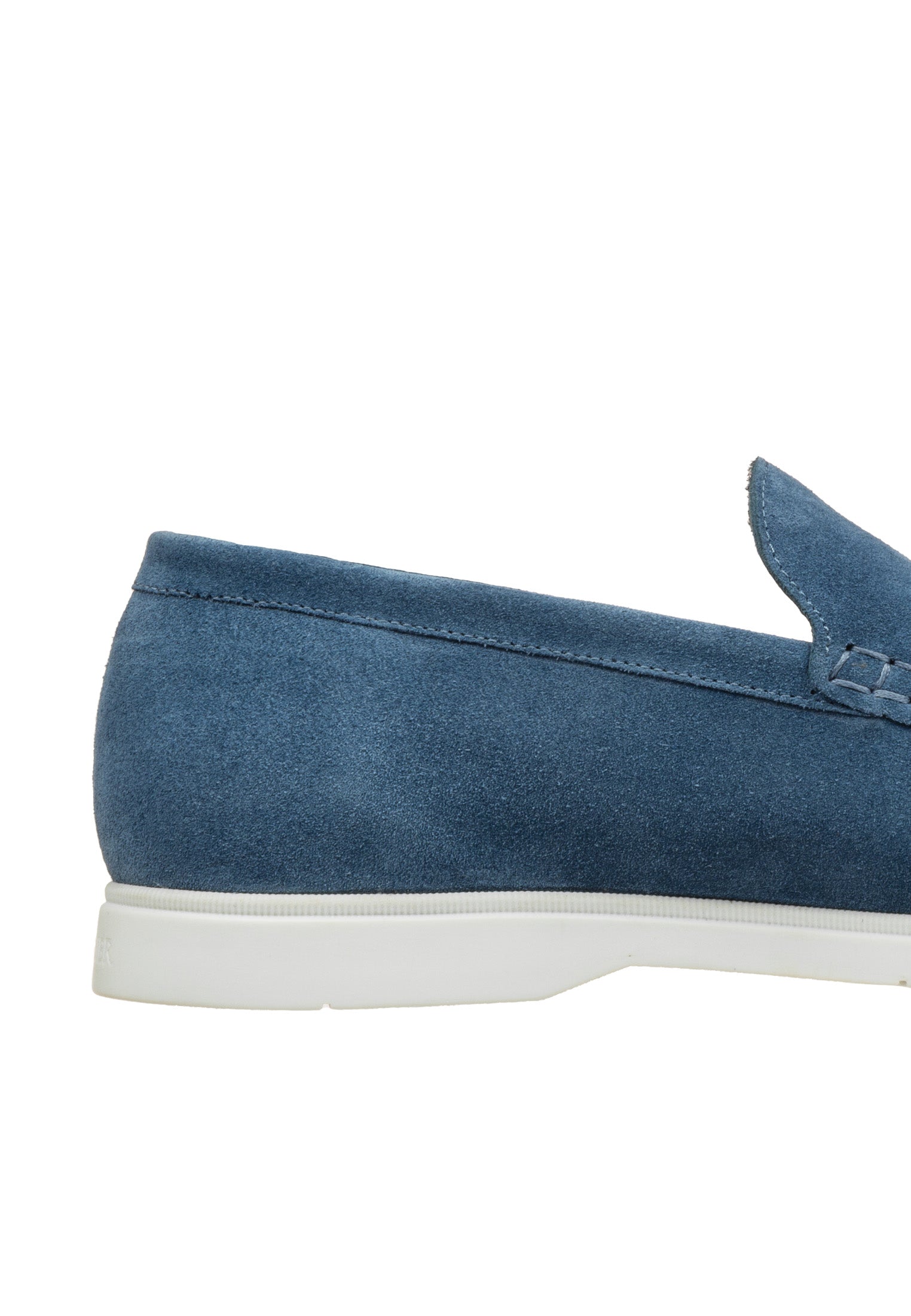 Blauw suède Ascona loafer