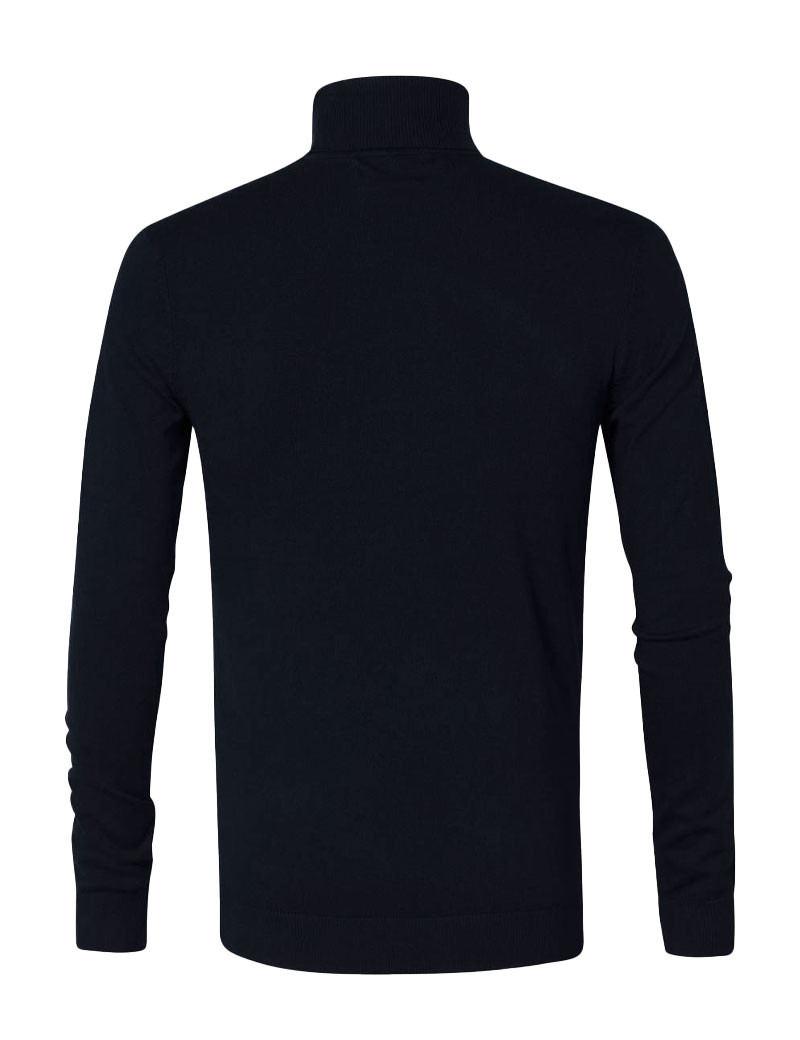PETROL IND PULL COL ROULÉ HOMME NOIR