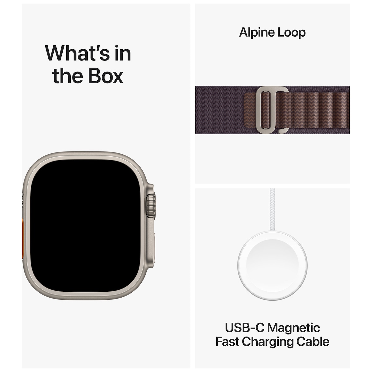 Apple Watch Ultra 2 49mm GPS+CEL Titanium S (Indigo/Alpine Loop)
