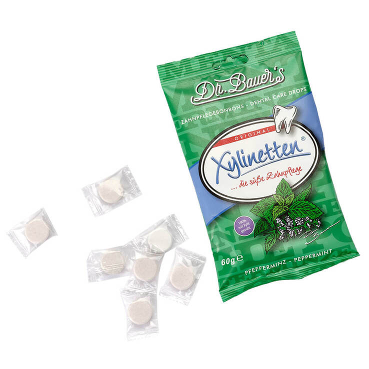 Xylinetten Pfefferminze Bonbons, 60 g