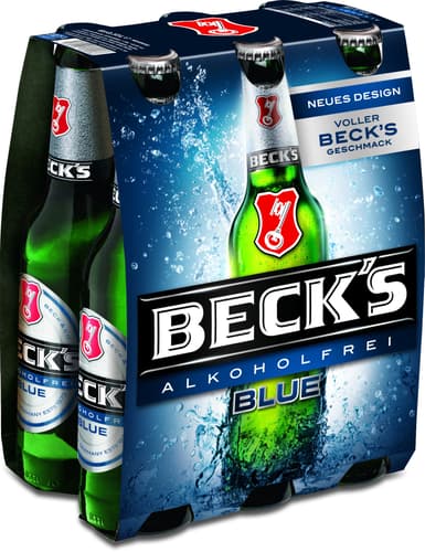 Beck's Blue Alkoholfrei 6x0,33 l (MEHRWEG)