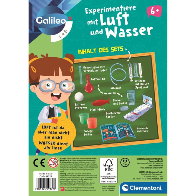 Galileo LAB - Experimentiere mit Luft und Wasser