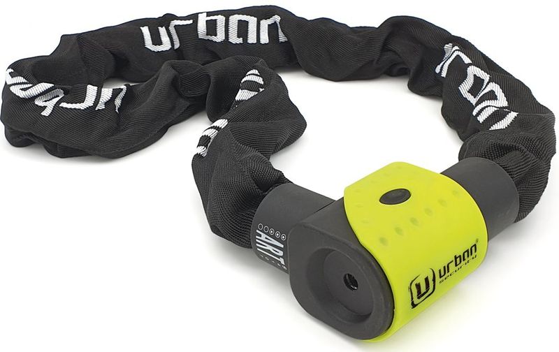Urban Security - 10k170 - Kettingslot - Zwart - Gehard Staal